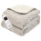 (Cool Grey) GlamHaus Electirc Heated Throw Blanket 160x130 cm 1