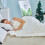 (White) GlamHaus Electirc Heated Throw Blanket 160x130 cm 4