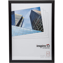 Hampton Frames SORBONNE Paperwrap Poster Photo Frame Plexi Black A3 (30x42cm) SOR3042BLK