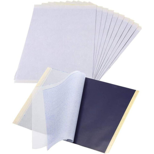25 Sheets Carbon Paper Tattoo Transfer Paper, Graphite Paper Tattoo