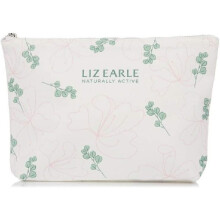 Liz Earle Make-Up Toiletry Bag Limited Edition Print (Pink and Sage Green)