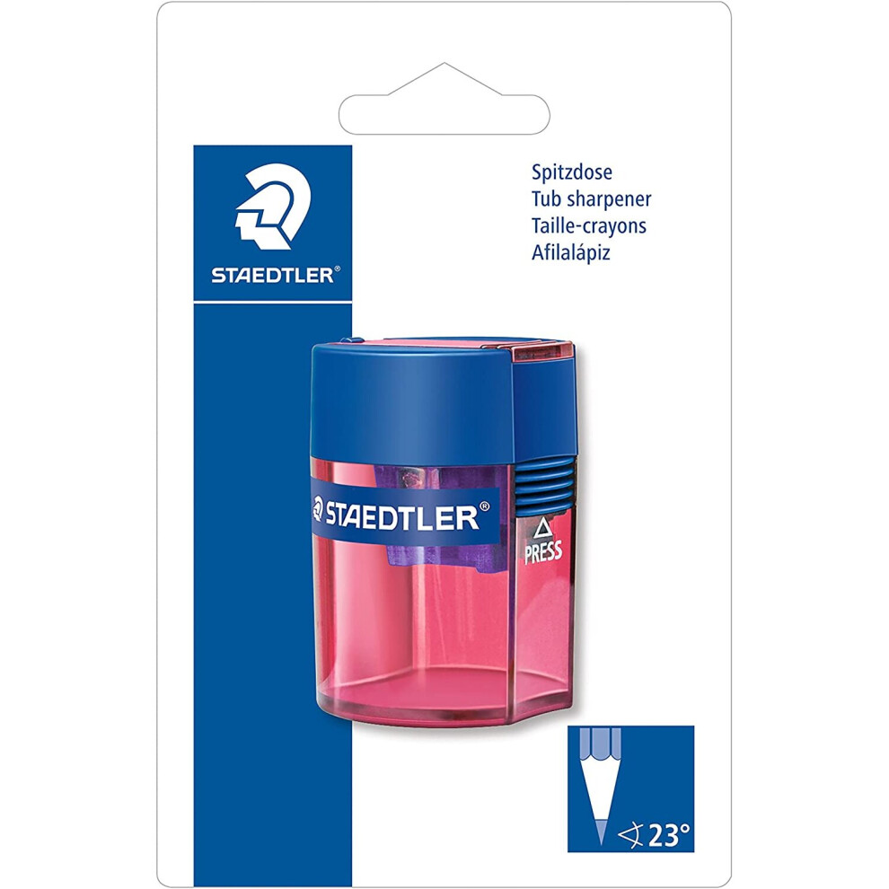 Staedtler 511?006?BK 511 006 Tub Pencil Sharpener On Blister Card