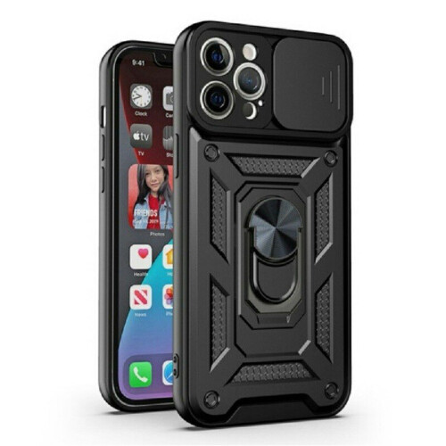 Armor Holder Shockproof Case Protective Phone Cover for iPhone 13 Pro