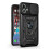 Armor Holder Shockproof Case for iPhone 12 - Black TPU/PC Protective Cover 1