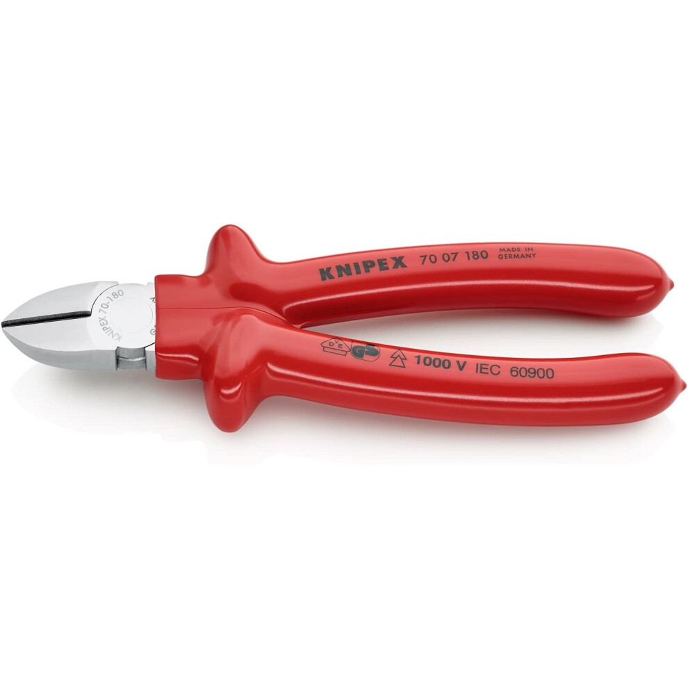 Knipex Diagonal Cutter 1000V-Insulated (180 Mm) 70 07 180