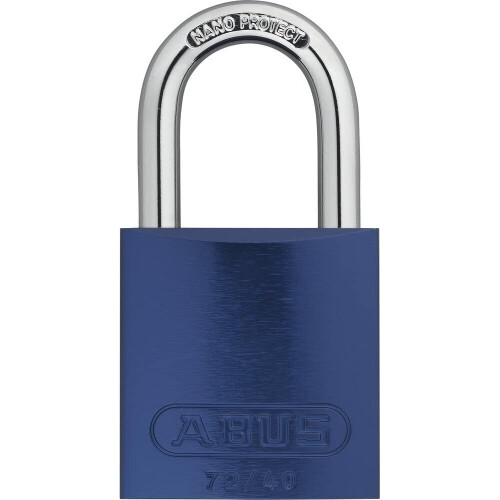 Abus ABUS Aluminium Padlock 72/40 blue, 43599