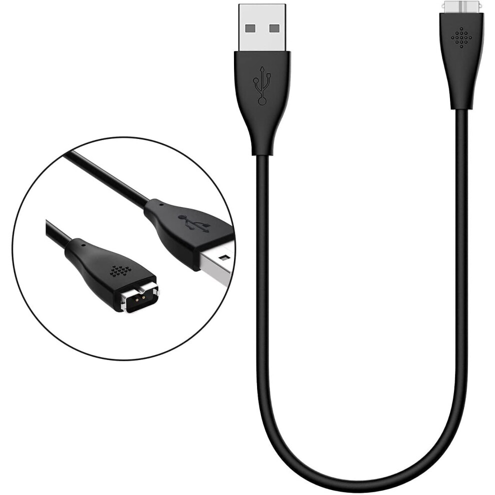 Dragon Trading Replacement Compatible Usb Charging Charger Cable Cord Lead For Fitbit Charge Hr Activity Tracker Wristband Bracelet 3415908073426