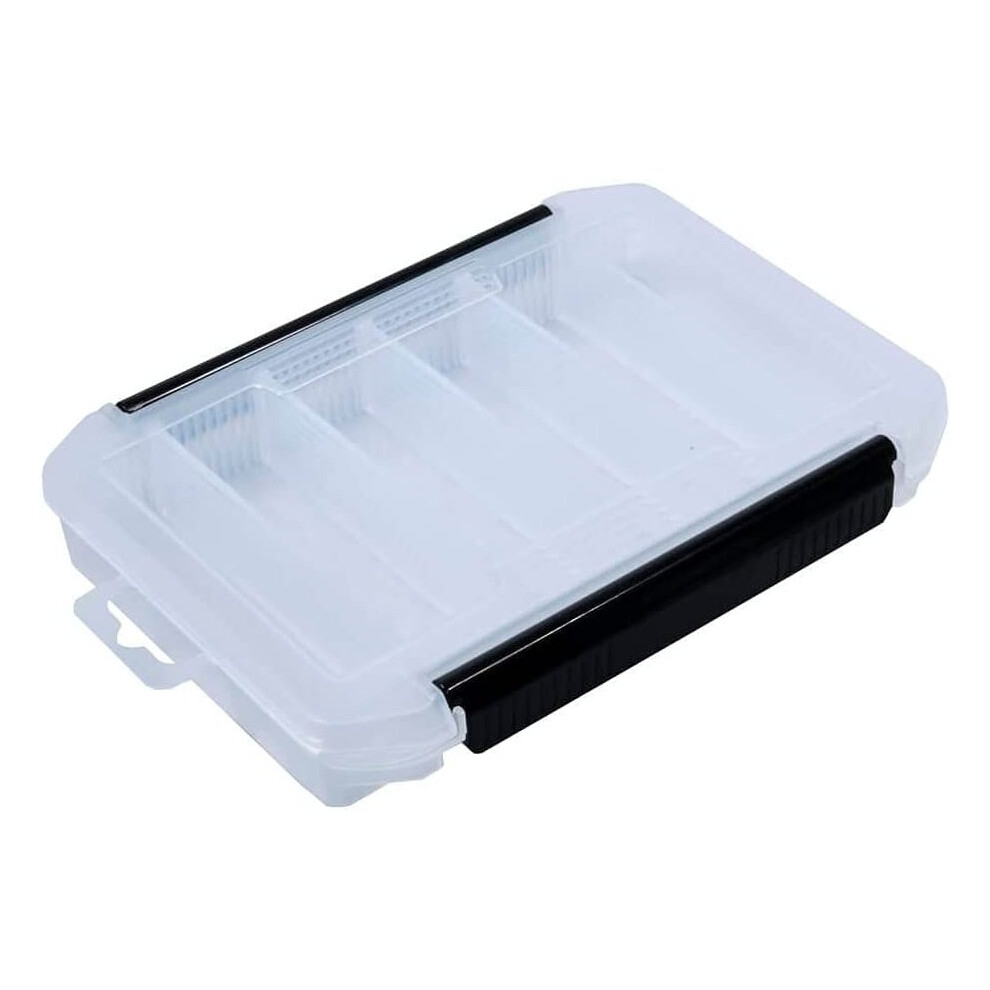 HTO Double Latch Tackle Lure Box with Dividers 20.5 x 15.5 x 3.5cm-image-OPC-P9W95BS-NEW