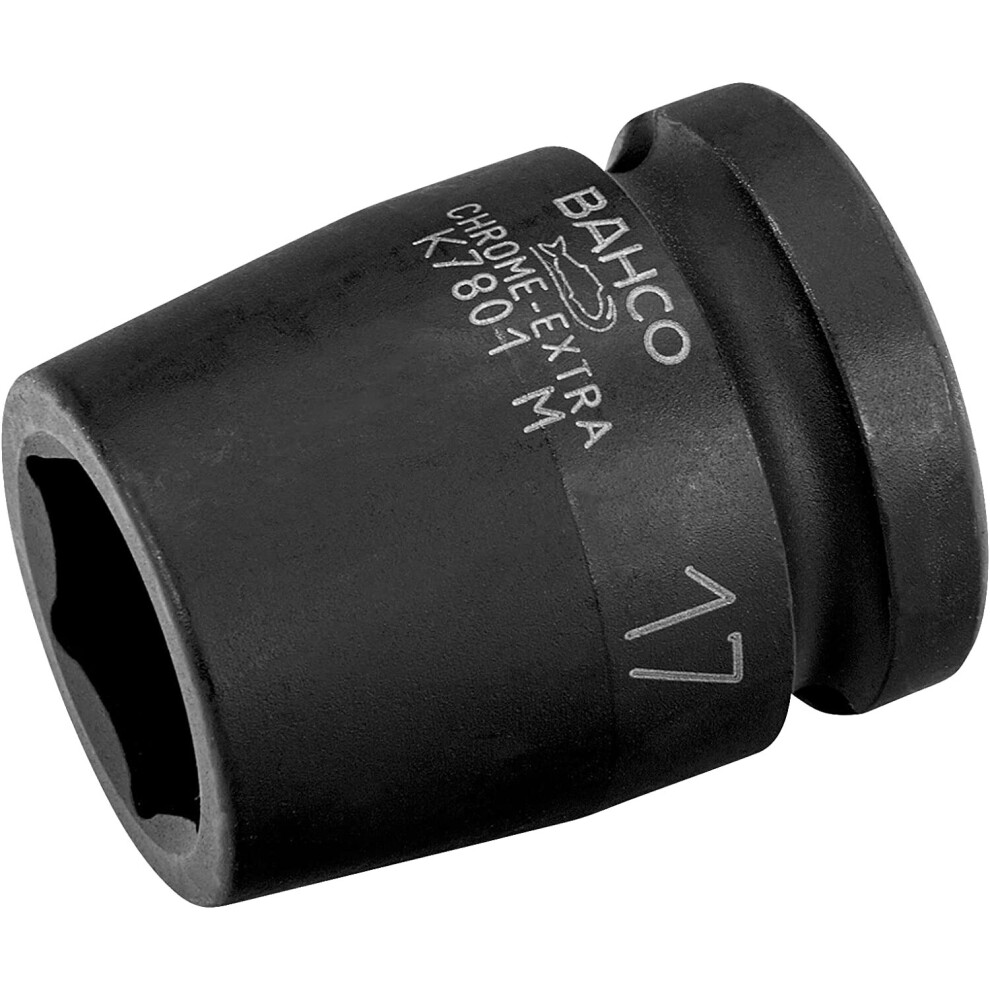 Bahco K7801M-26 BHK7801M-26 Hexagon Socket, Black, 1/2-Inch, 26 mm