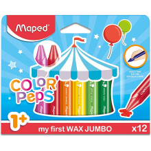 MapedColor'Peps My First Jumbo Wax Crayons (Age 2+)