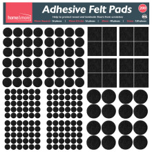 200pk Self Adhesive Furniture Chair Felt Pads for Floor Protection