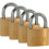 Kasp Kasp K12040D4 40 mm Brass Padlock Keyed Alike (Pack of 4)) 1