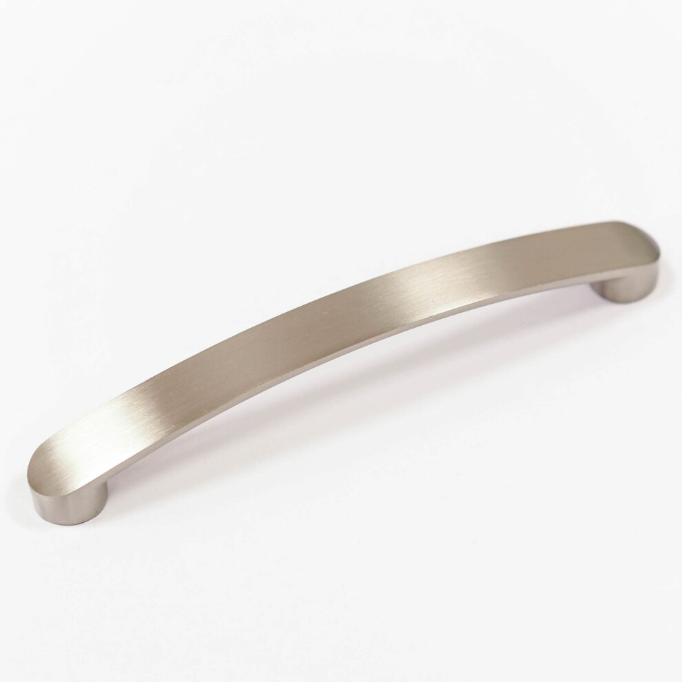 160mm Brushed Nickel Kitchen Cabinet Handle | Cupboard Drawer Door