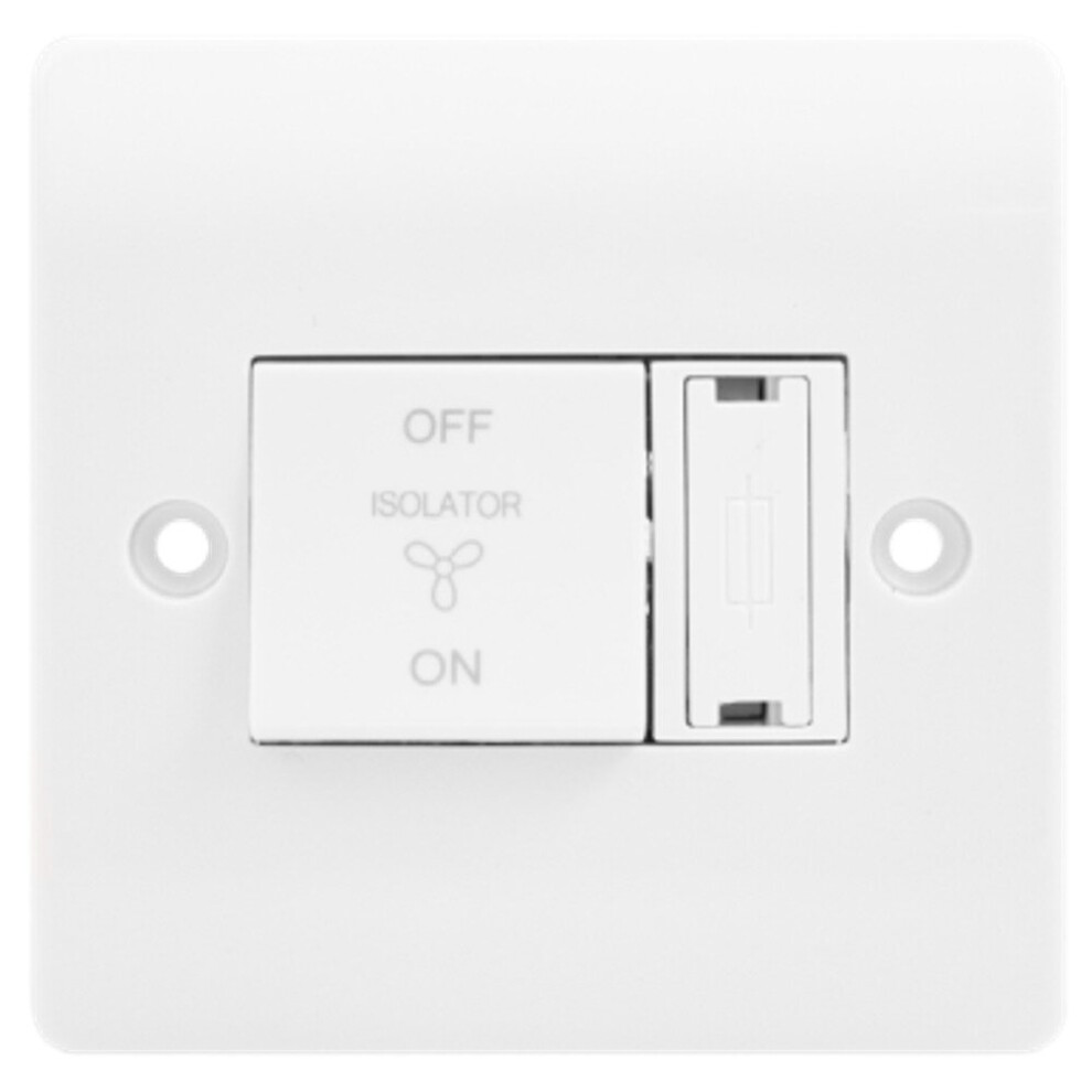 Click Cma3020 Mode 10A 3 Pole Fan Isolator Switch With 3A Fuse 5056313269769