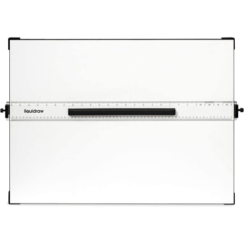 Liquidraw A2 Drawing Board Parallel Motion, Table Model with 5 Adjustable Working Angles, Includes Drawing Board Clips & Set Square, TTM02 1