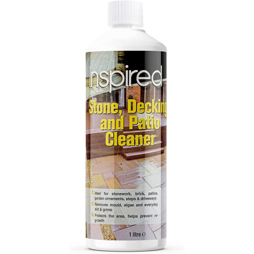 McKlords Ltd Stone, Decking and Patio Cleaner-1 Litre, Clear