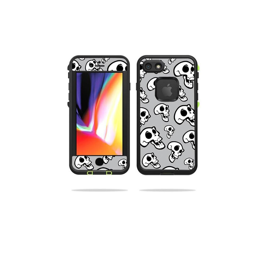 MightySkins LIFIP8-laughing skulls Skin for Lifeproof Fre for iPhone SE 2020 7 & 8 - Laughing Skulls-image-OPC-P9W9THM-NEW