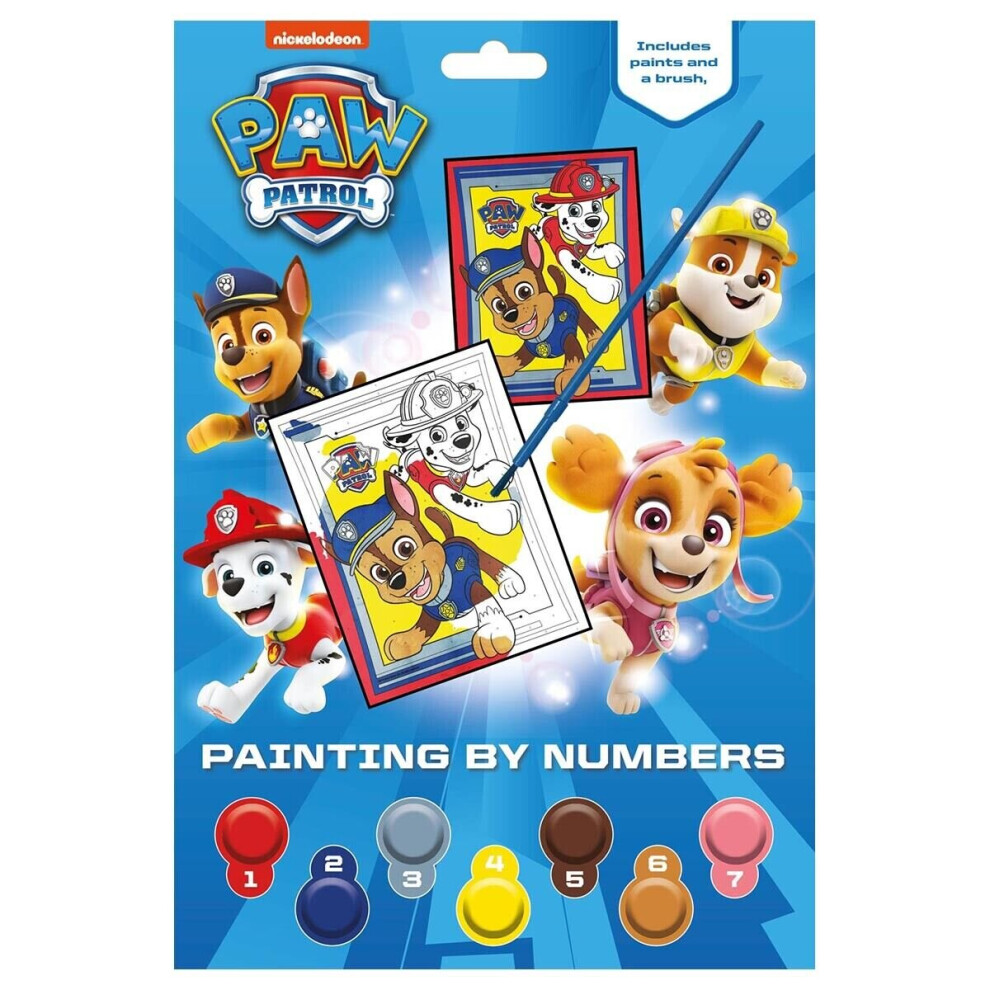 PAW PATROL - Painting By Numbers Activity Set - NEW