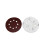 MIXED GRIT 125mm HOOK & LOOP ABRASIVE SANDING PADS - DISCS 50pk B8111 2