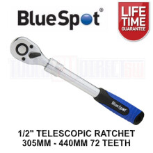 BlueSpot 1/2" Dr 72 Teeth 305mm to 440mm Extendable Ratchet 02027