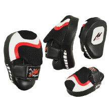 PLAYWELL BOXING/MMA CURVED LEATHER SHOCK FOCUS PADS
