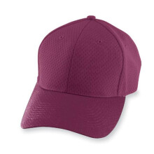 Augusta 6236A Youth Athletic Mesh Cap - Maroon, All