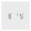 Pandora PANDORA Sparkling Round and Square Earrings 290036C01 2