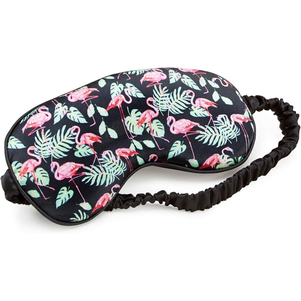 Bodylife Soft Faux Silk Flamingo Sleep Mask