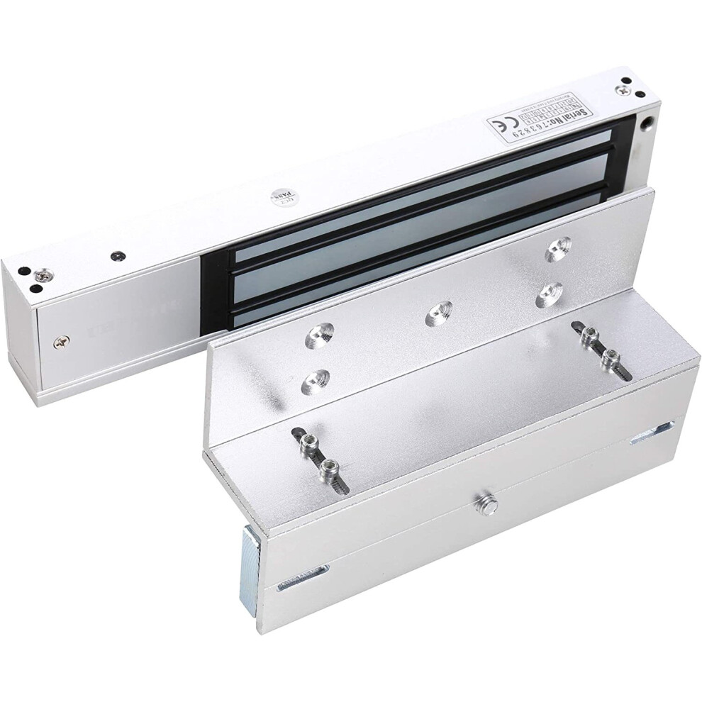 Uhppote 280Kg Holding Force Electric Magnetic Lock With Zl Mount Bracket For Inswinging Door 706836719665