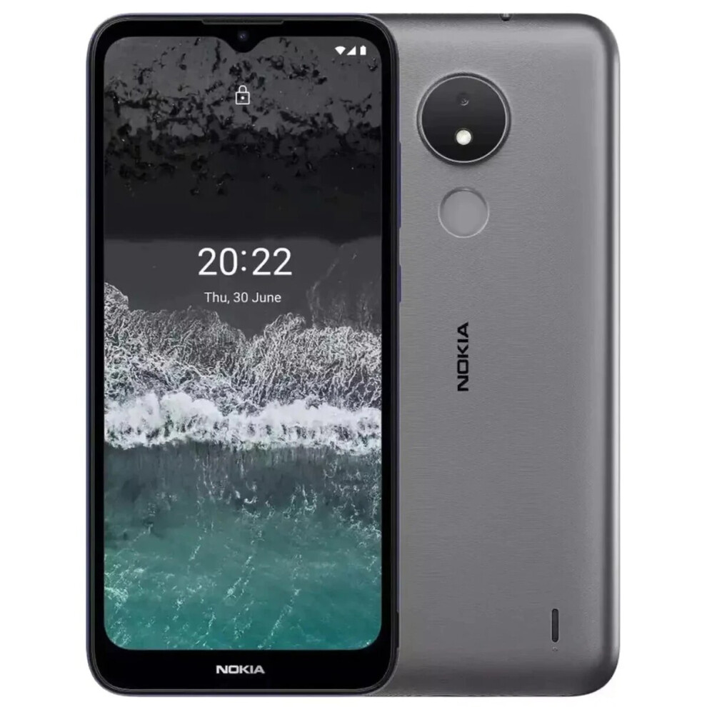 (Unlocked) Nokia C21 Dual SIM 32GB 2GB RAM Dual SIM - Grey-image-OPC-P9WBF8W-REFURBISHED