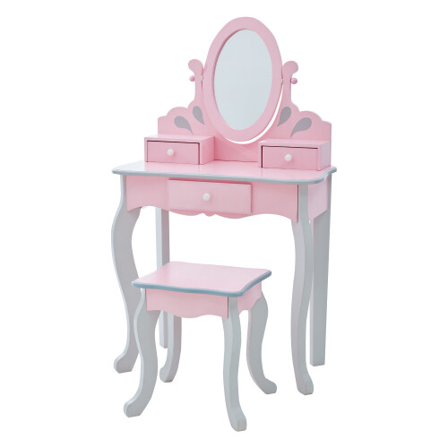 Fantasy Fields Rapunzel Kids Dressing Tables Vanity Table With Mirror