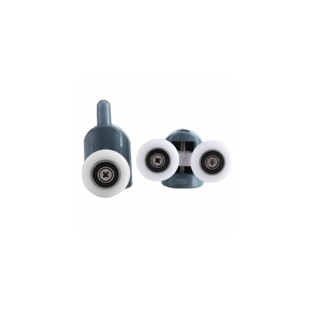 4Pcs Shower Door Roller Runners Twin Top Single Bottom Wheels 25mm