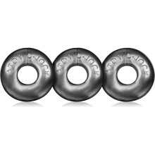 OXBALLS Ringer 3-Pack cockrings, Silver