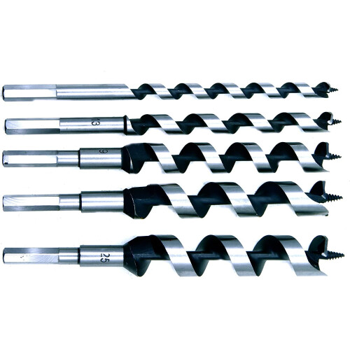 Rolson Rolson 48545 Auger Bit Set, 200 mm - 5 Pieces