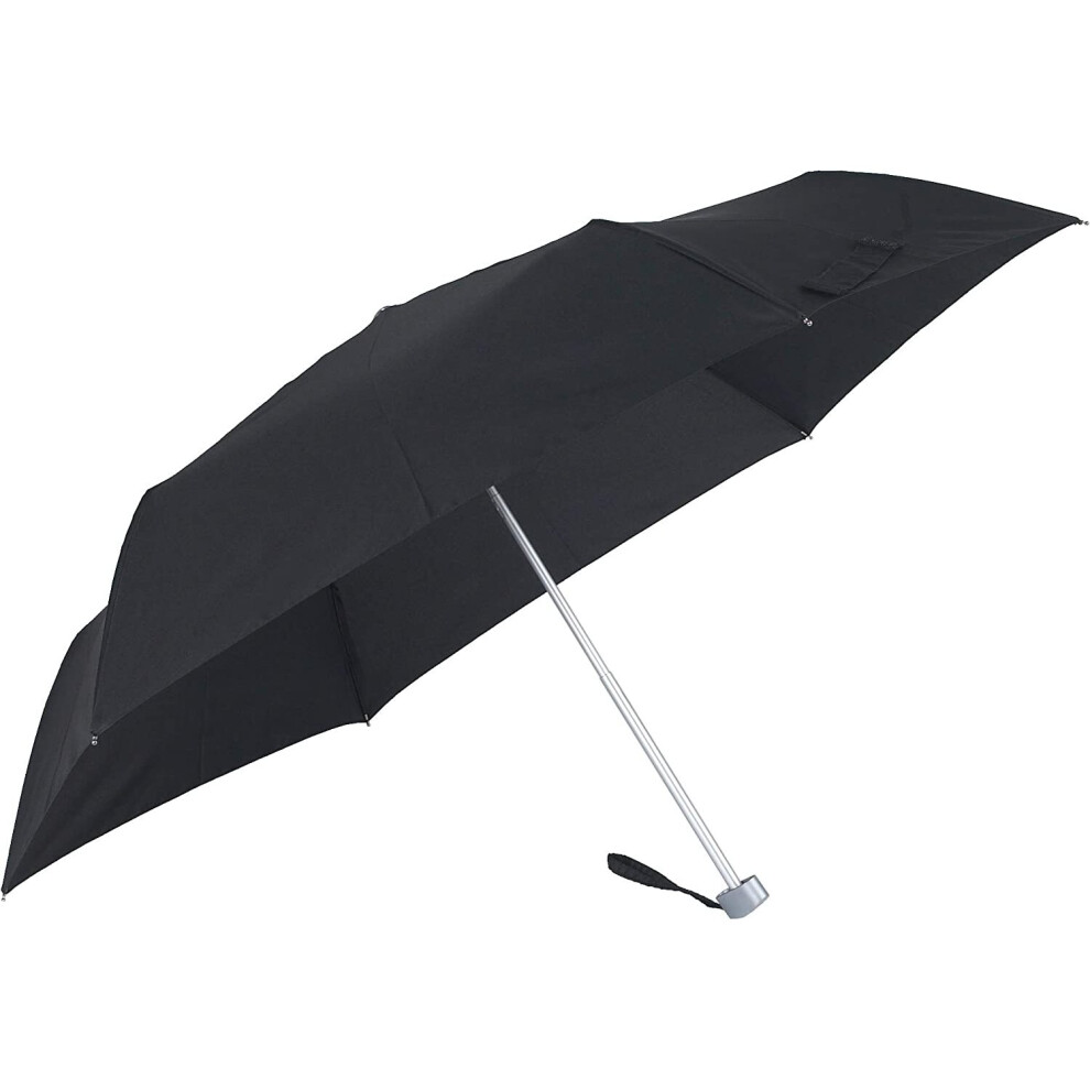 SAMSONITE Rain Pro 3 Section Manual Flat Stick umbrella, 24 cm, Black