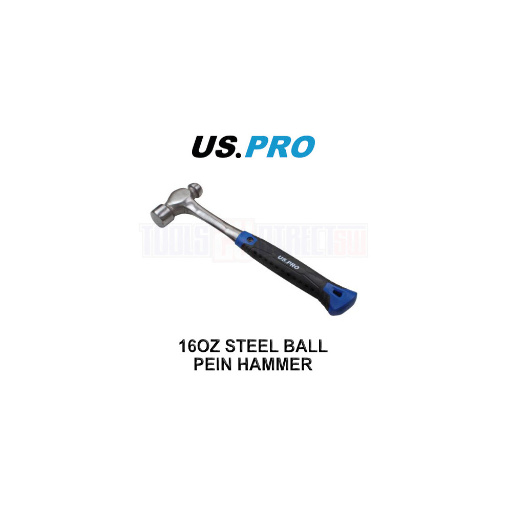 US PRO Tools 16OZ One-Piece Ball Pein Hammer All Steel 3446