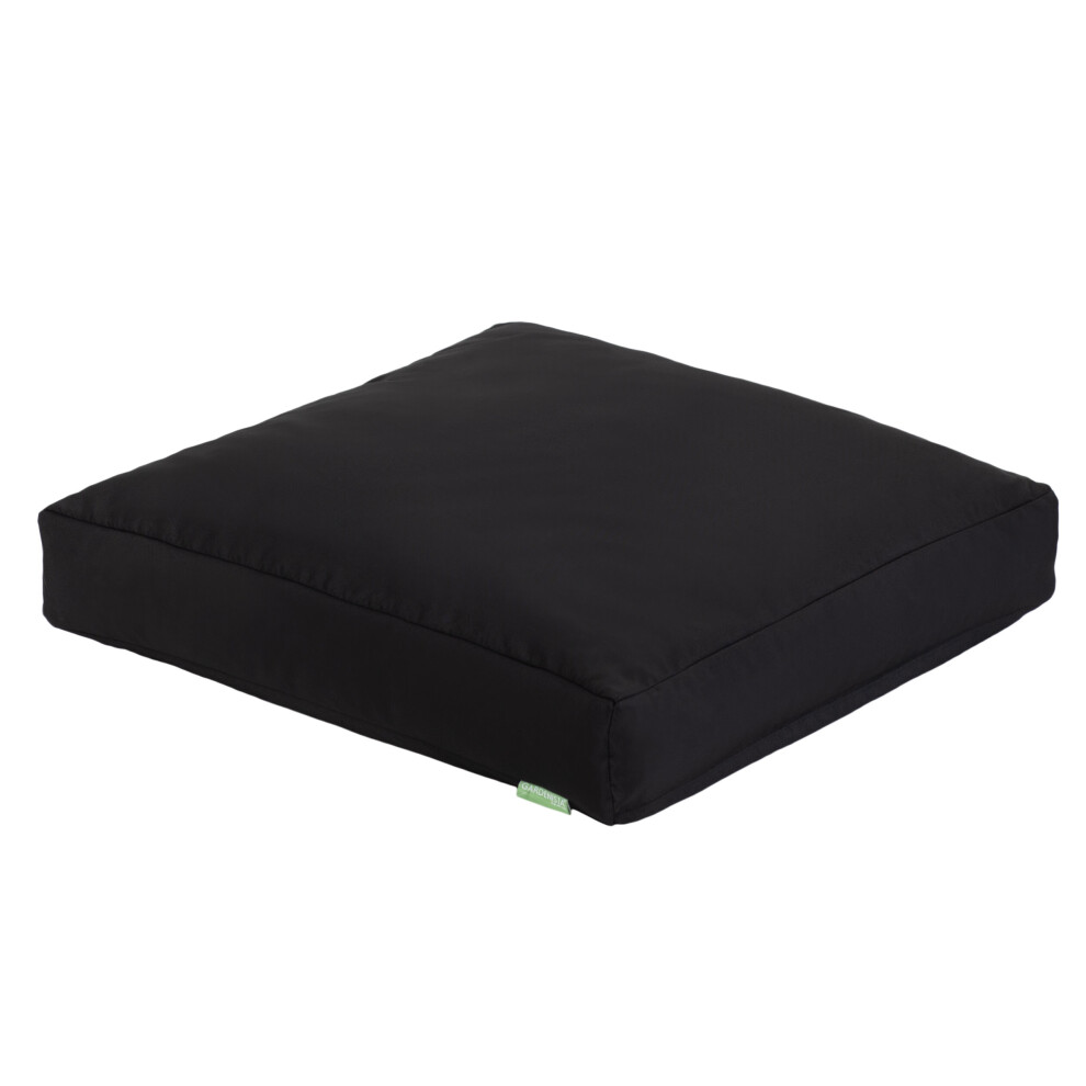 (Black) Gardenista Water Resistant Garden Cushion Seating