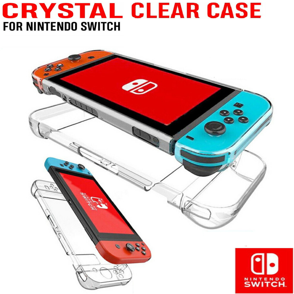 5in1 Nintendo Switch Transparent Clear Shockproof Protective Hard Case