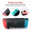 Nintendo Switch Transparent Shockproof Protective Hard Case 5-in-1 Dockable 8