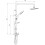 Triton Danzi DuElec Electric Shower Black 9.5kW  Modern Rainfall Head Handset 10