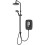 Triton Danzi DuElec Electric Shower Black 9.5kW  Modern Rainfall Head Handset 6