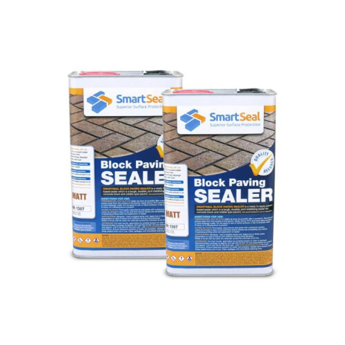 (2 x 5 Litres) Block Paving Sealer Matt Finish - Weed Stain and Colour Loss Protector