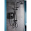 Triton Danzi DuElec Electric Shower Black 9.5kW  Modern Rainfall Head Handset 3