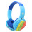 (Blue) Vybe Stress Buster PushPop Fidget Wireless Headset 2