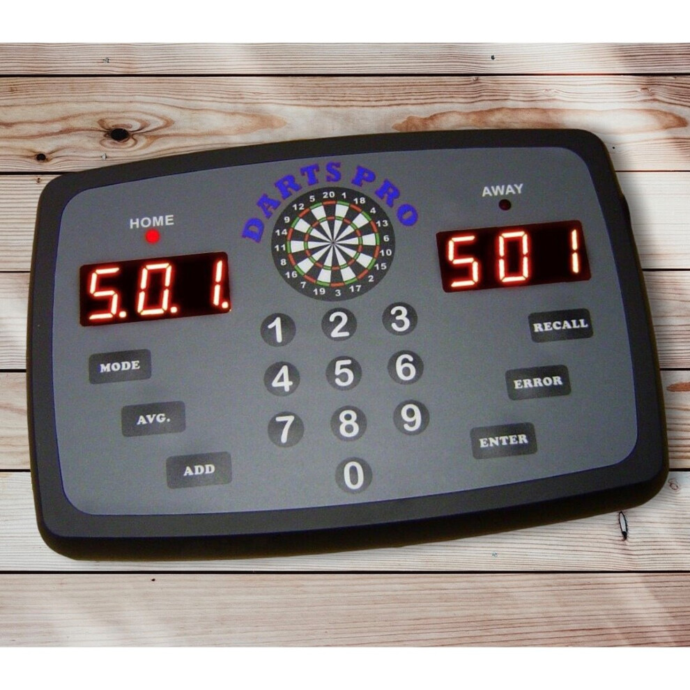 Thomas & Anca Club Supplies Ltd Darts Pro Electronic Dart Scorer Electronic Scoreboard For Dart Lovers Dart Players Man Cave Gift Bar Pub Game Xmas Present Gift For Him