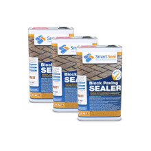 (3 x 5 Litres) Block Paving Sealer Matt Finish - Weed Stain and Colour Loss Protector