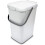 Addis Addis Recycling 18 litres White Caddy With Metallic Carrying Handle 1