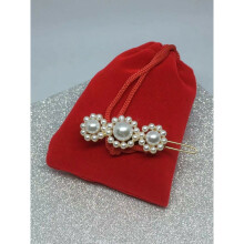 (Hair Pin- Style 070) Women Girls Pearl Hair Clip Gold Hairpin Slide Grips Barrette Hair Accessories