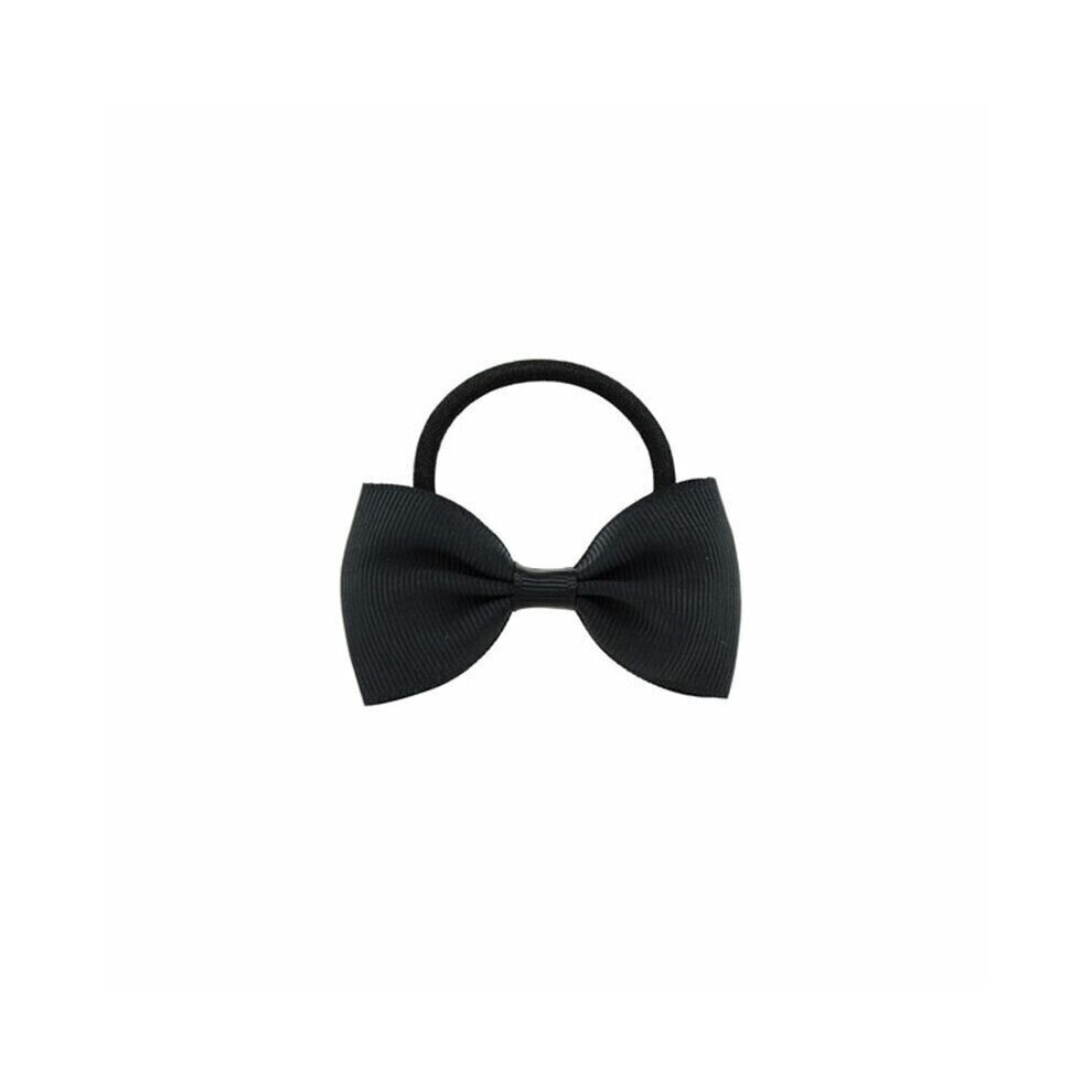 (Black) Girls Babies Toddlers hair bow bobbles 2.75 inches Pairs of bobbles School Gift
