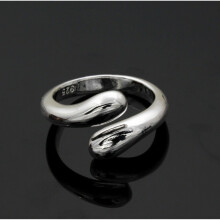 (Style 33- Teardrop) 925 Sterling Silver CZ Adjustable Ring Jewellery Women Girls Band Finger Gift